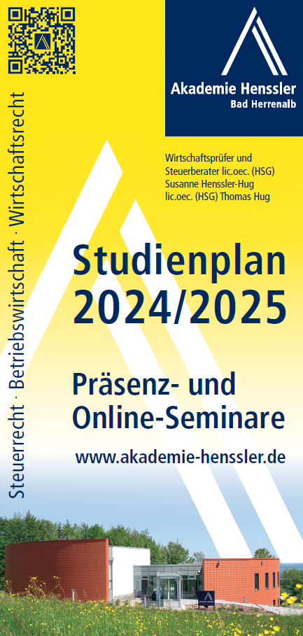 Studienplan 2024-2025